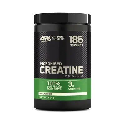Creatine supplement tub