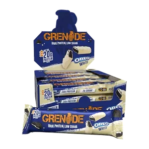 Grenade Oreo White Protein Bar box