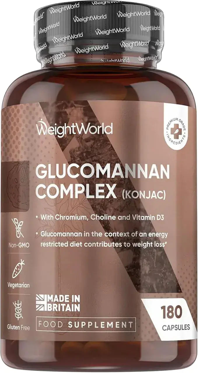 WeightWorld – Glucomannan Capsules – Konjac Root