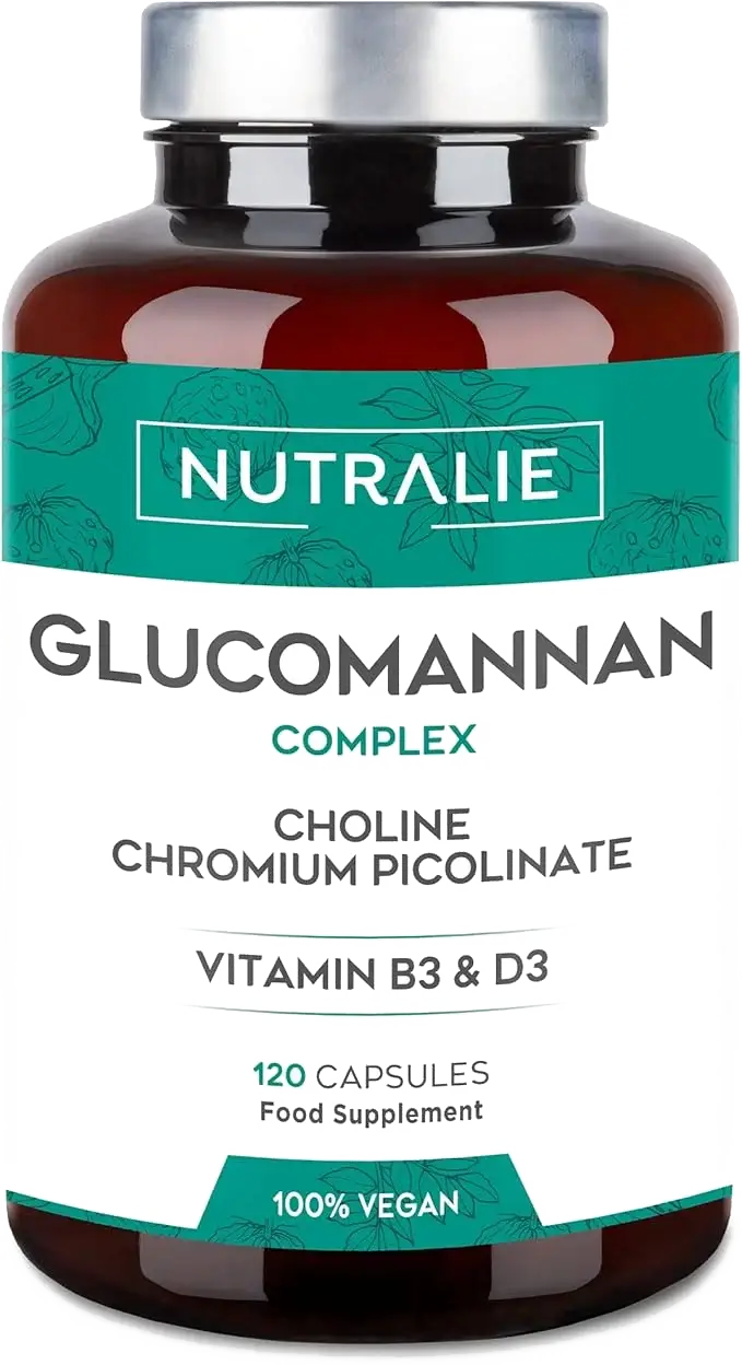 Nutralie – Glucomannan Weight Loss & Appetite Suppressant – 3000 mg