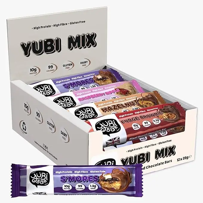 Yubi – Mix Variety Box – 99 Calorie Bars