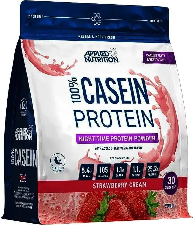 Applied Nutrition 100% Casein (Strawberry Cream)