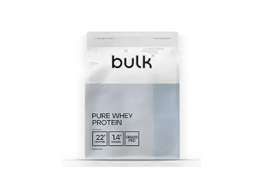 Bulk Pure Whey Protein powder tub