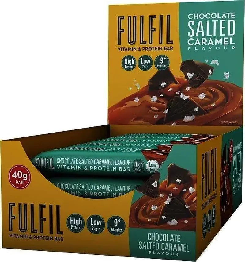 Fulfil Chocolate Salted Caramel Bars (40 g)