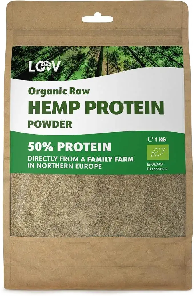 LOOV Organic Raw Hemp Protein Powder