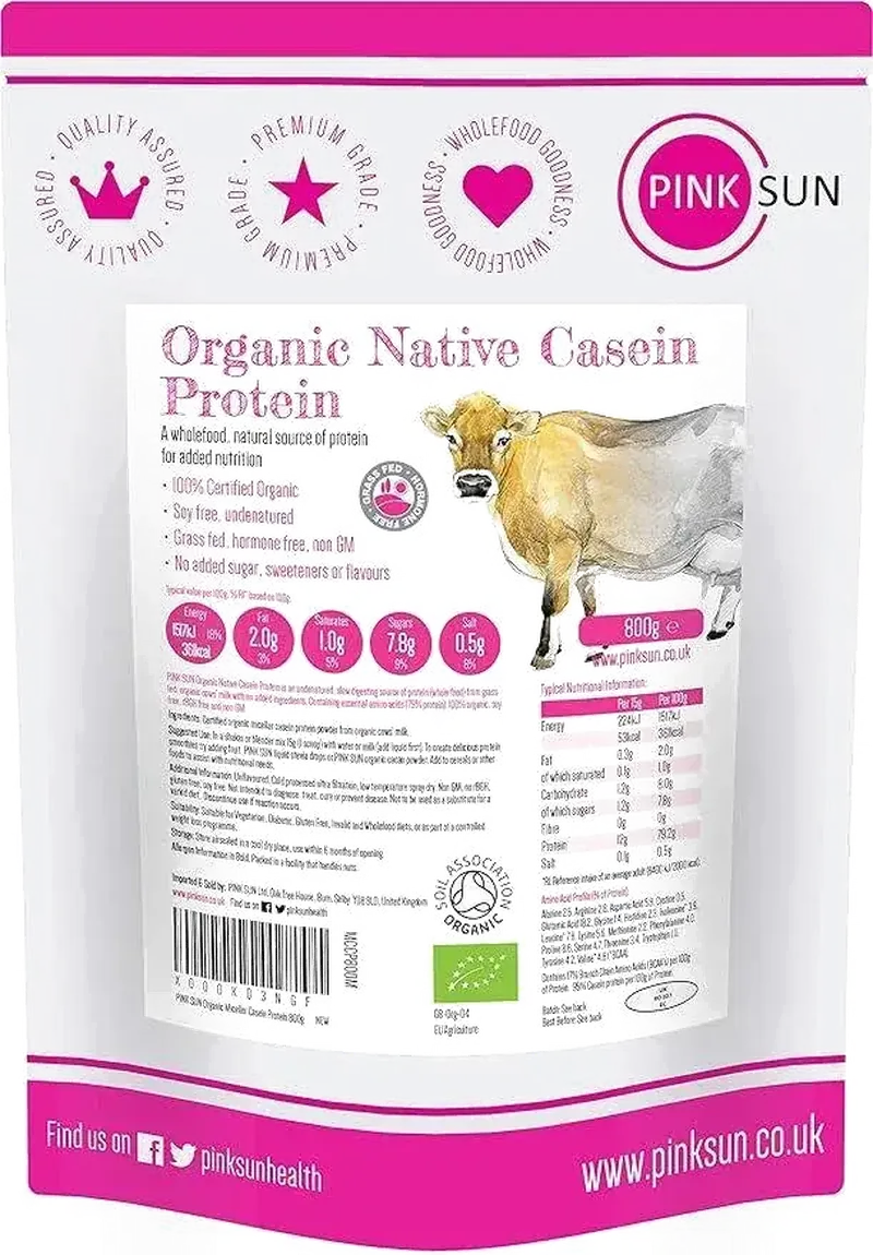 Pink Sun Organic Native Casein