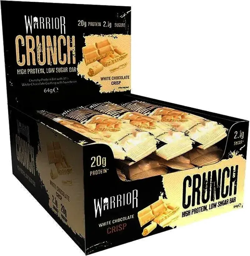 Warrior Crunch White Chocolate Crisp Bars