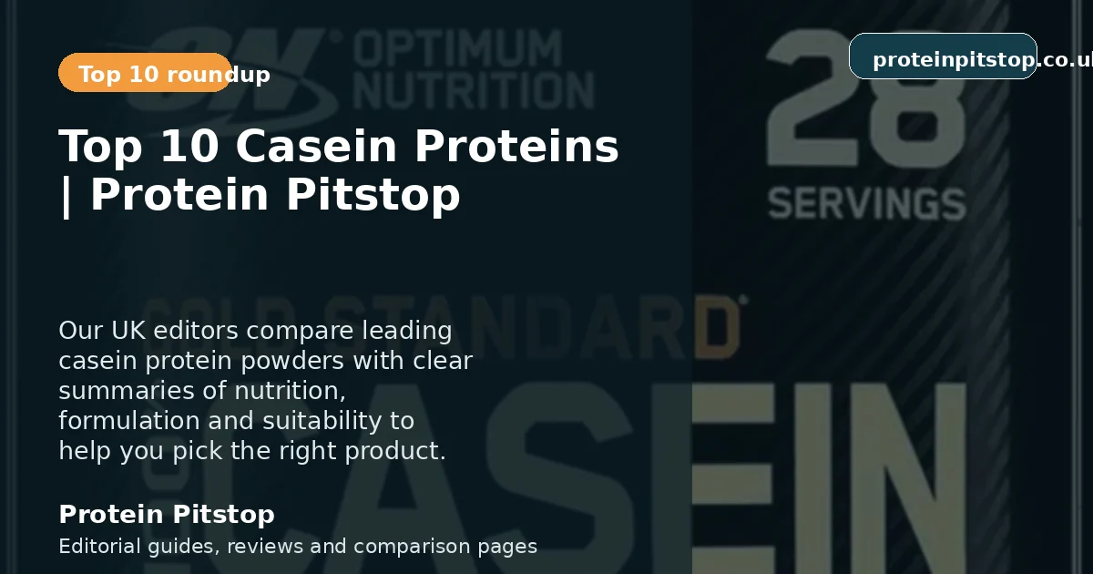 Top 10 Casein Proteins | Protein Pitstop