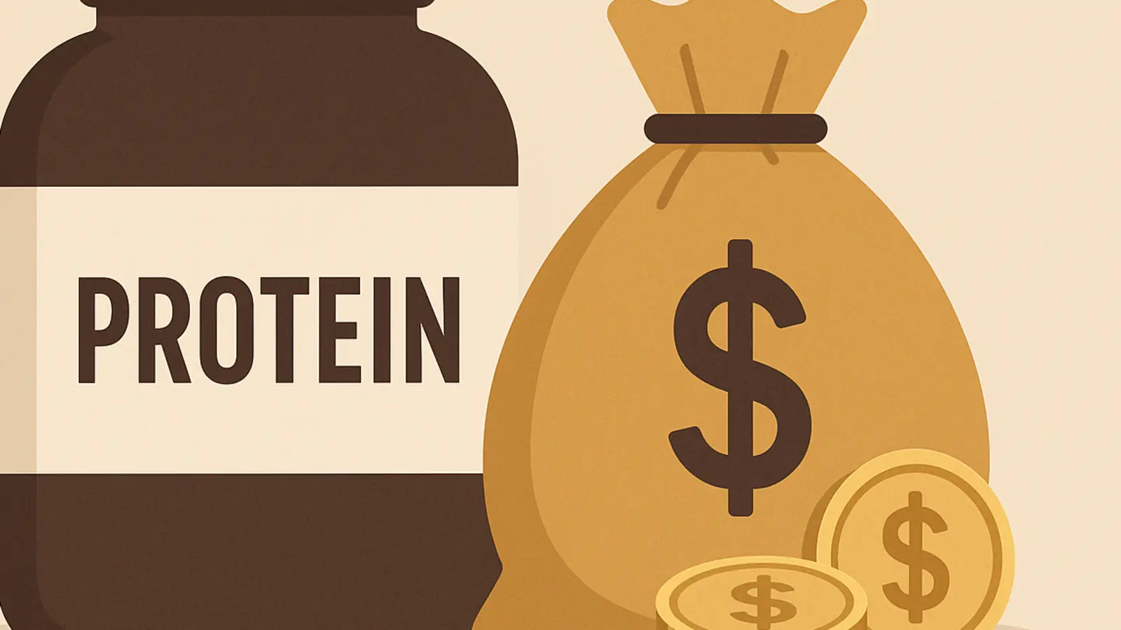Receipt, calculator and protein foods laid out to plan a budget