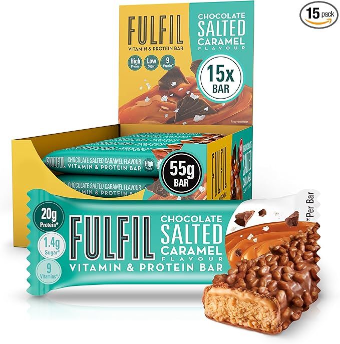Fulfil Salted Caramel Protein Bars (15 Pack)