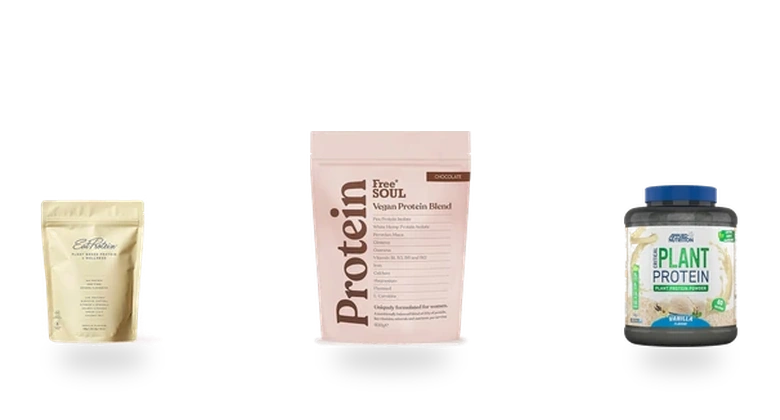 Comparison of vegan protein products