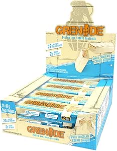 Grenade Carb Killa White Chocolate Cookie Bars