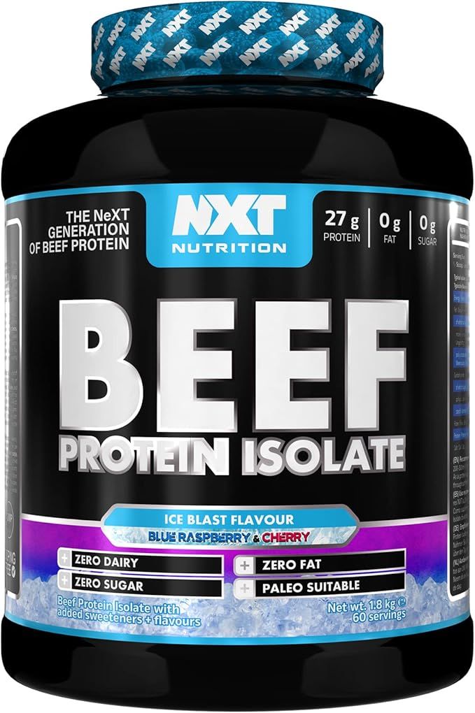 NXT Nutrition Beef Protein Isolate Blue Raspberry & Cherry