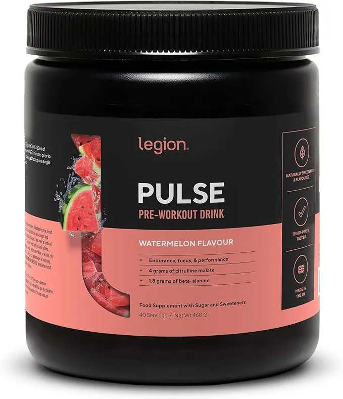 Legion Pulse Pre‑Workout – high‑stim blend