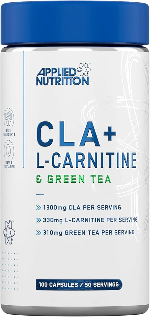 Applied Nutrition CLA + L-Carnitine & Green Tea – 100 capsules