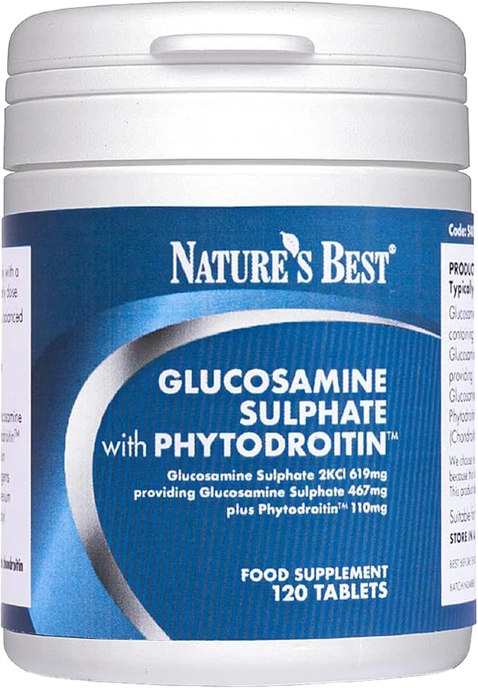 Nature’s Best Glucosamine Sulphate & Phytodroitin Tablets, supplement product image