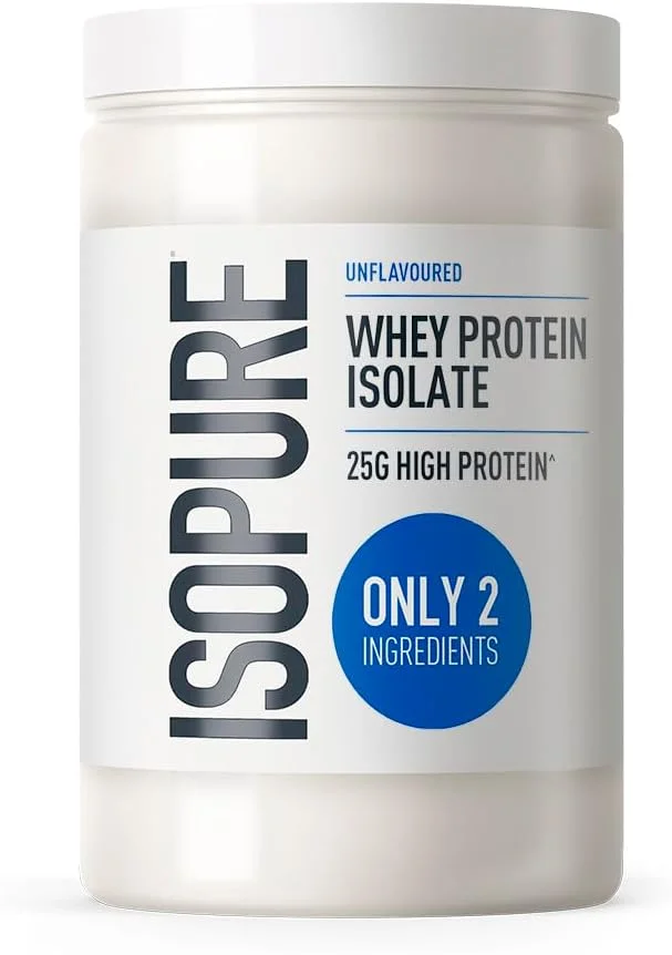 Isopure – Unflavoured Whey Isolate Powder – Unflavoured