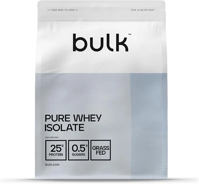 Bulk – Pure Whey Protein Isolate Powder – Vanilla